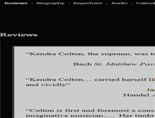 Tablet Screenshot of kendracolton.com